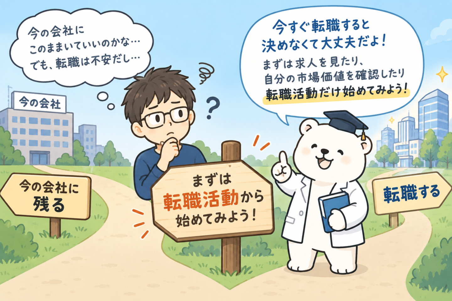 転職活動と転職の違い
