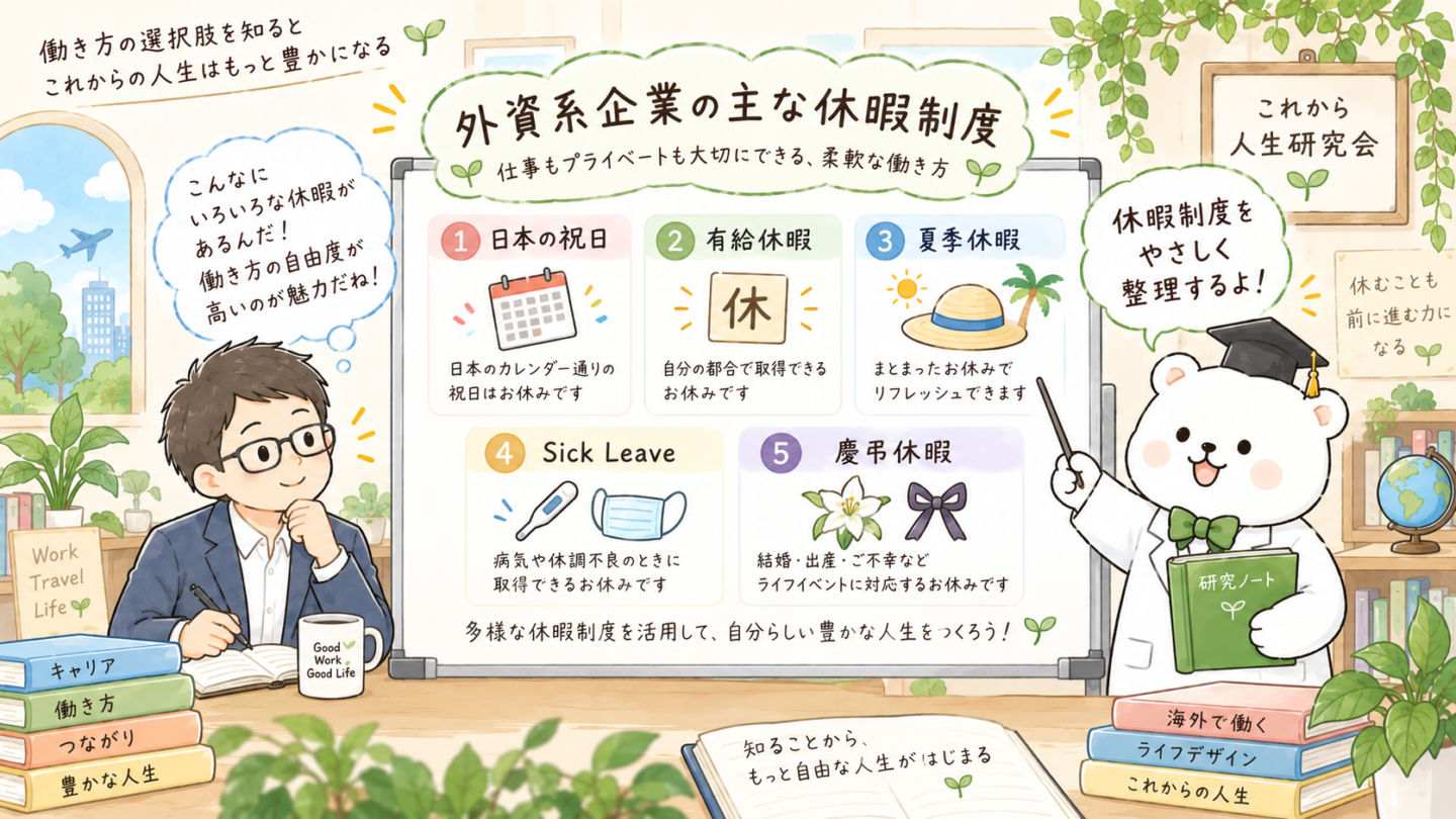 外資系企業の休暇制度