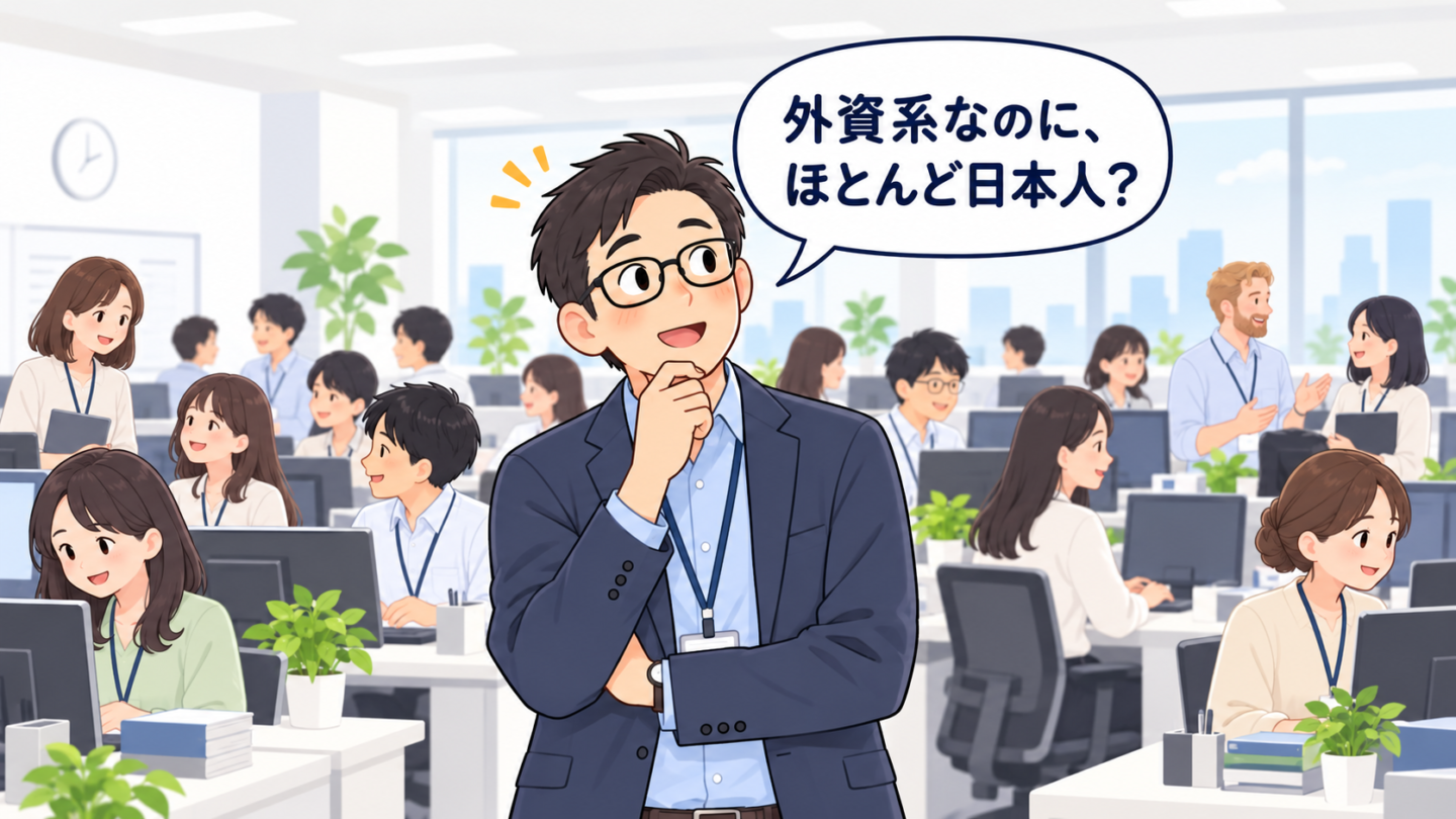 外資系企業の日本法人は日本人が多い?